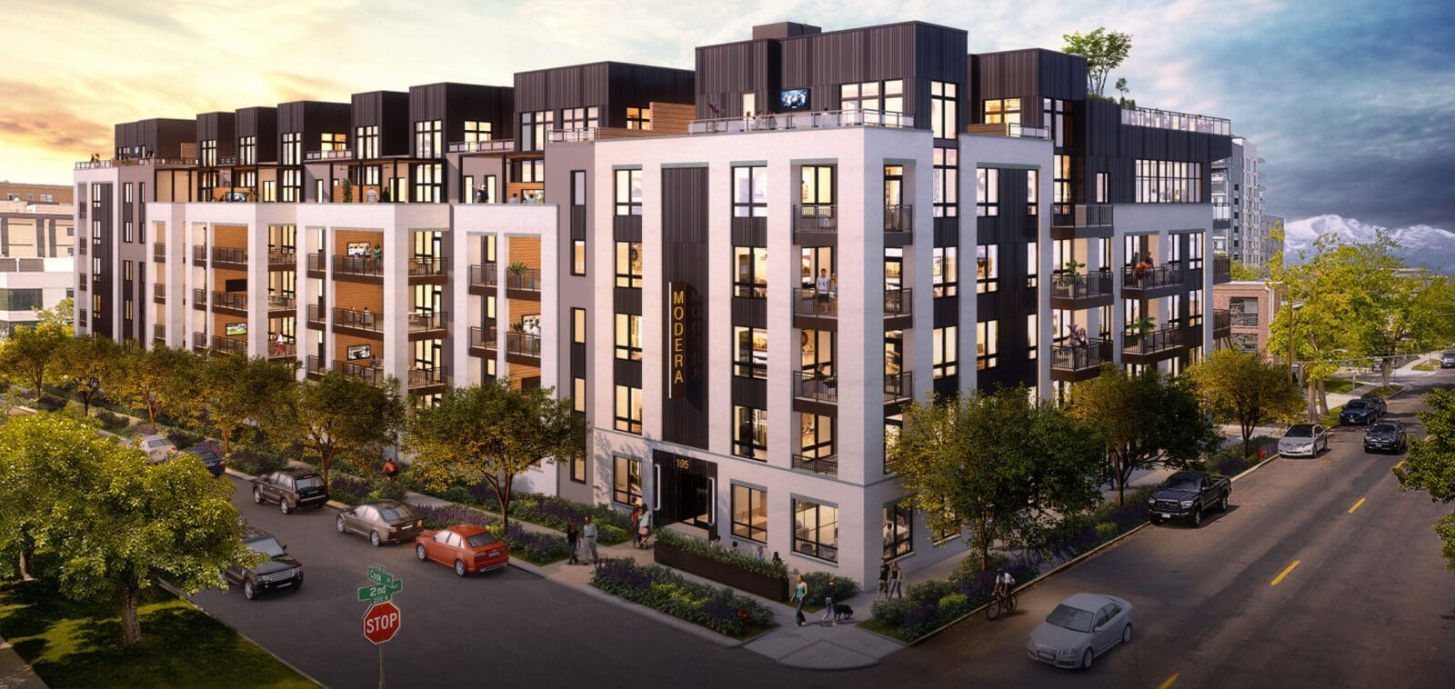 Modera Cherry Creek luxury apartments near Cherry Creek Trail Denver with resort-style pool and boutique hotel vibe