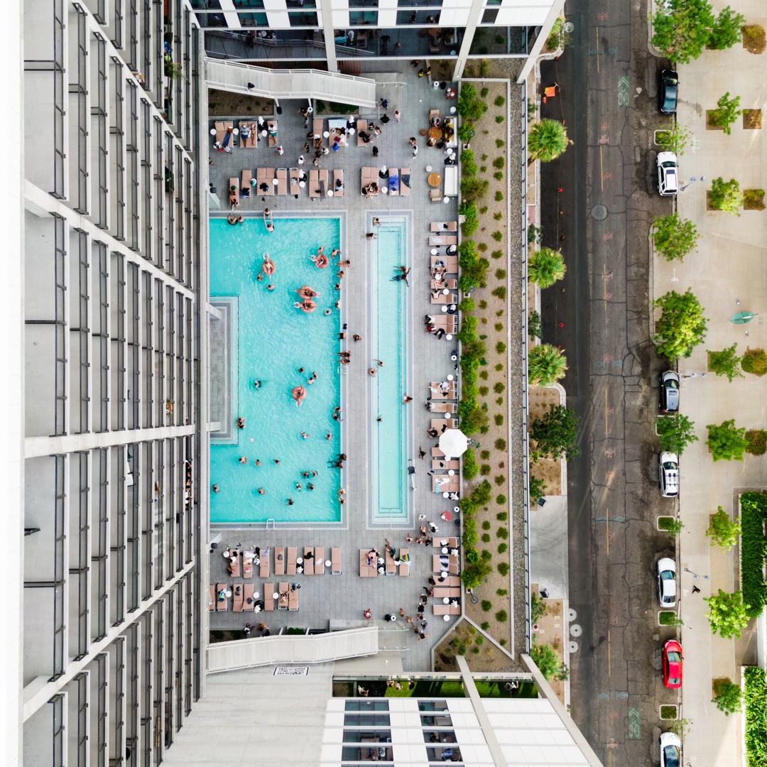 X Denver 3 rooftop social club and pool deck in downtown Union Station area