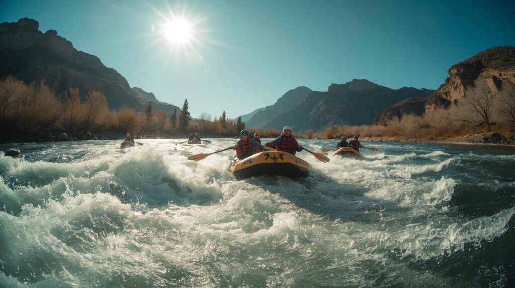Whitewater rafting on the Arkansas River in Salida, Colorado