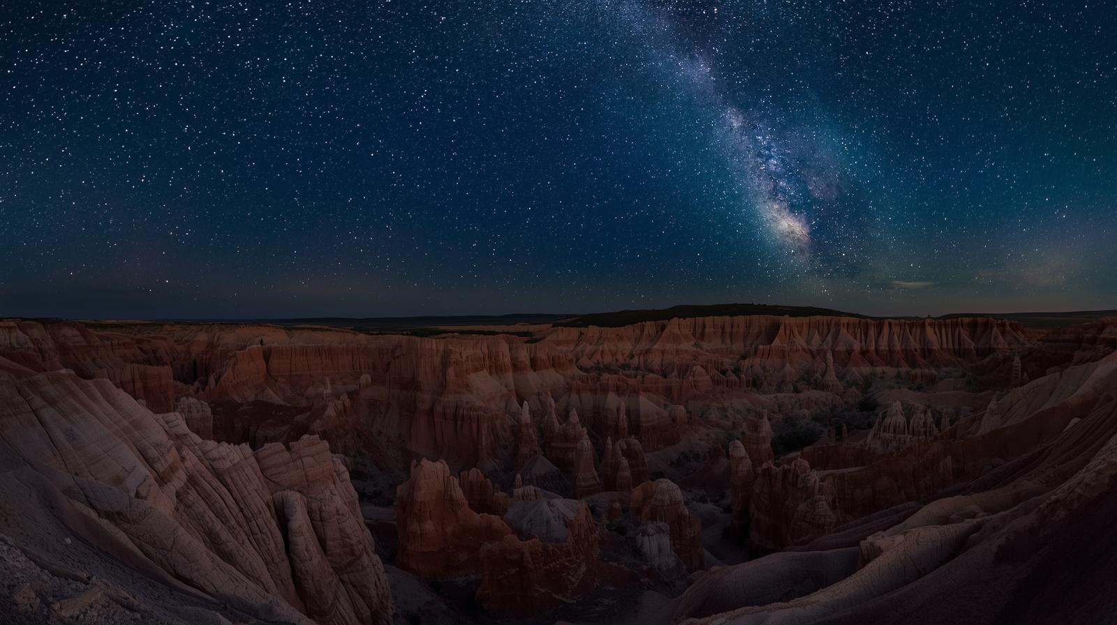 Paint Mines night photography and obscure Colorado attractions under the stars