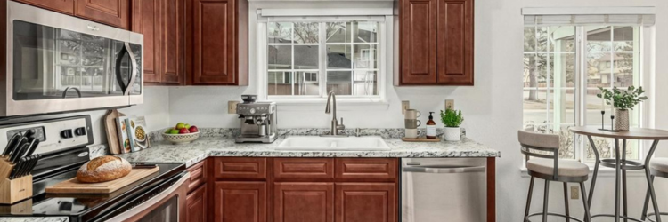 A photo of an updated kitchen, one of the Best home renovations for ROI 2026