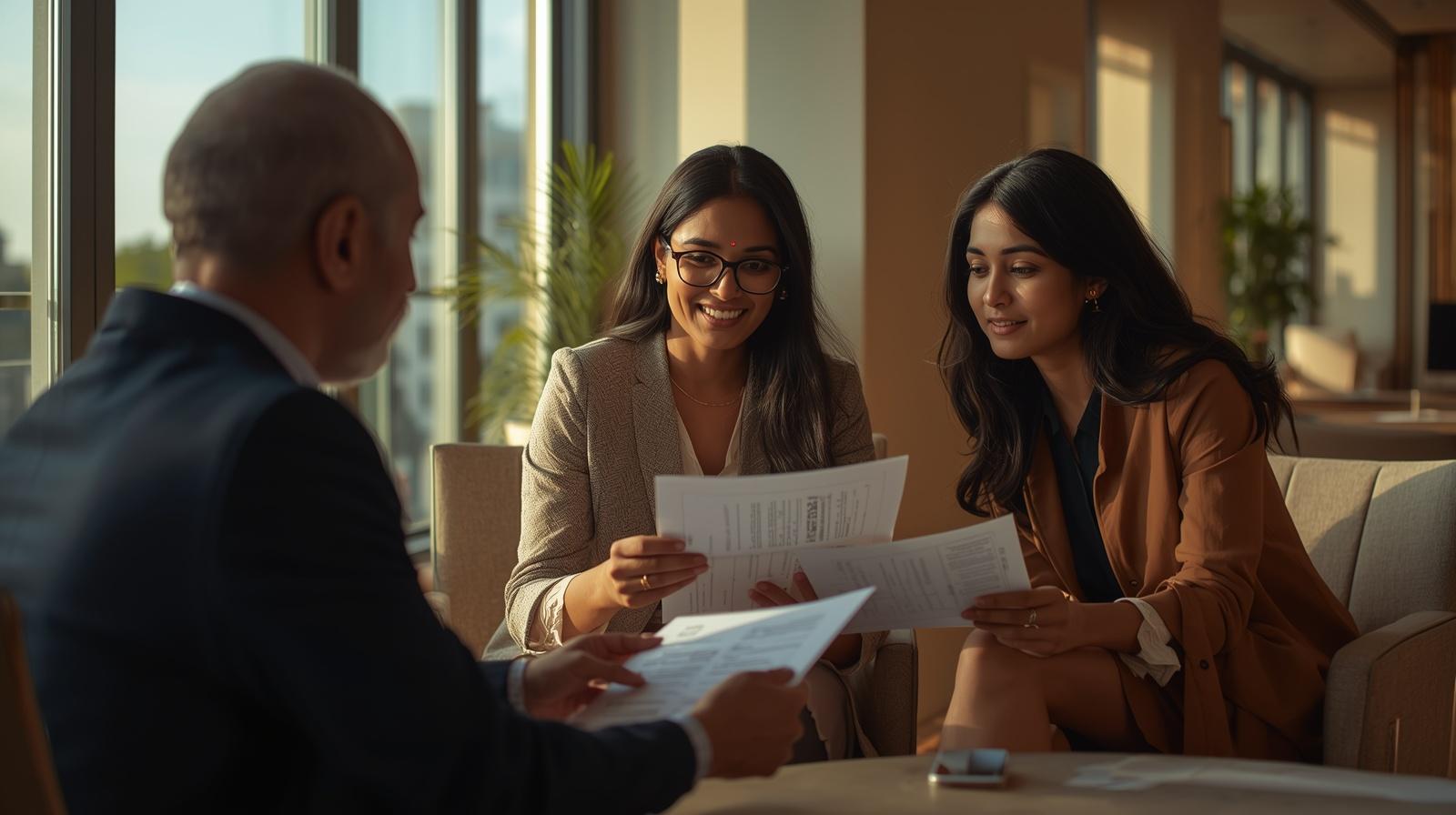 Denver real estate advisor reviewing home buying strategy and market risks with clients